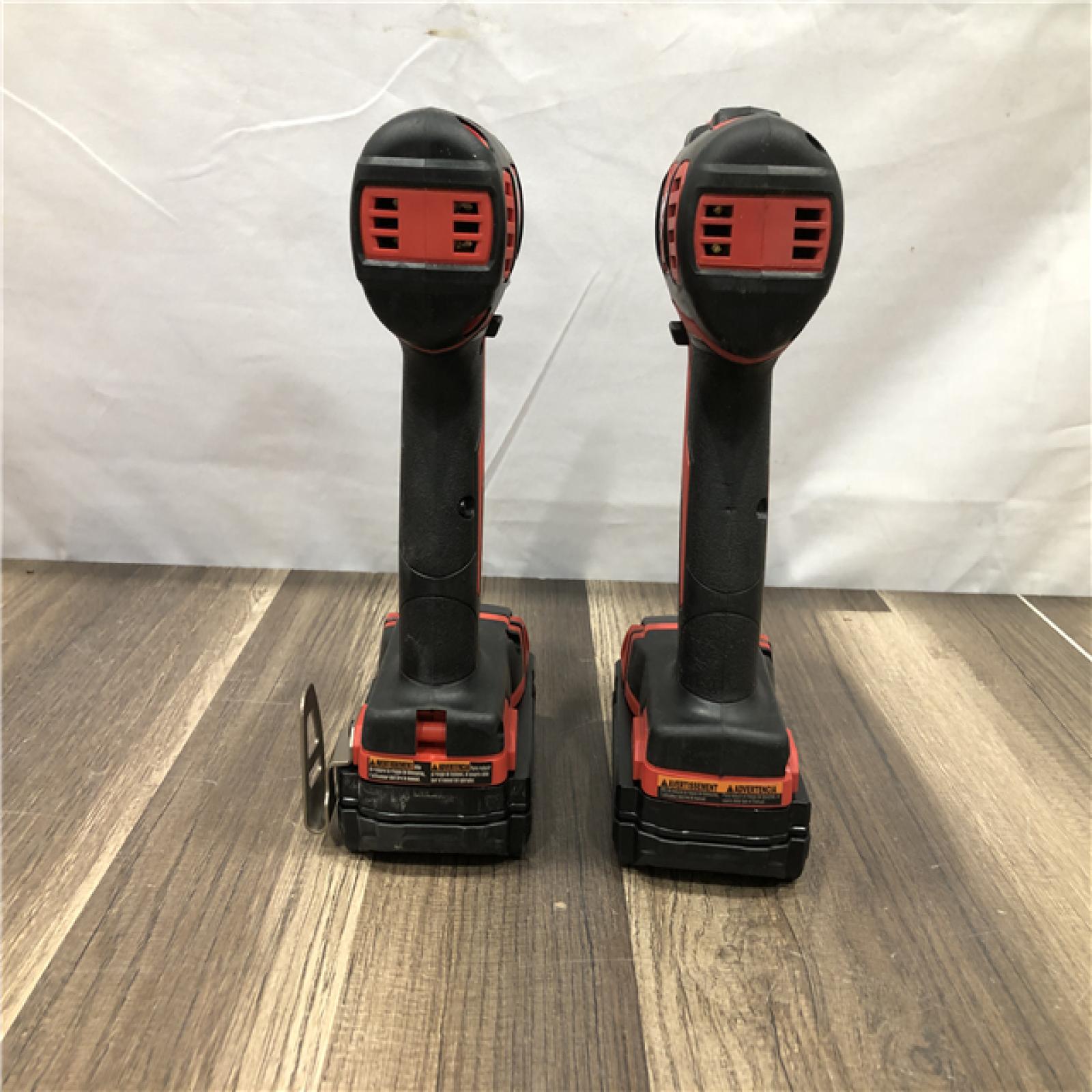 AS-IS Milwaukee 18V Lithium-Ion Cordless Drill Driver/Impact Driver Combo Kit