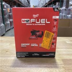 NEW! - MILWAUKEE M12 FUEL 12-Volt Li-Ion Brushless Cordless 6 in. Random Orbital Sander Kit (3/16 in) W M12 XC 5.0Ah & CP 2.5Ah Batteries