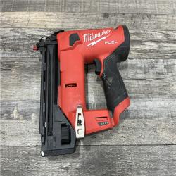 AS-IS Milwaukee FUEL 12-Volt Lithium-Ion Brushless Cordless 18-Gauge 1-1/2 in. Compact Brad Nailer (Tool Only)