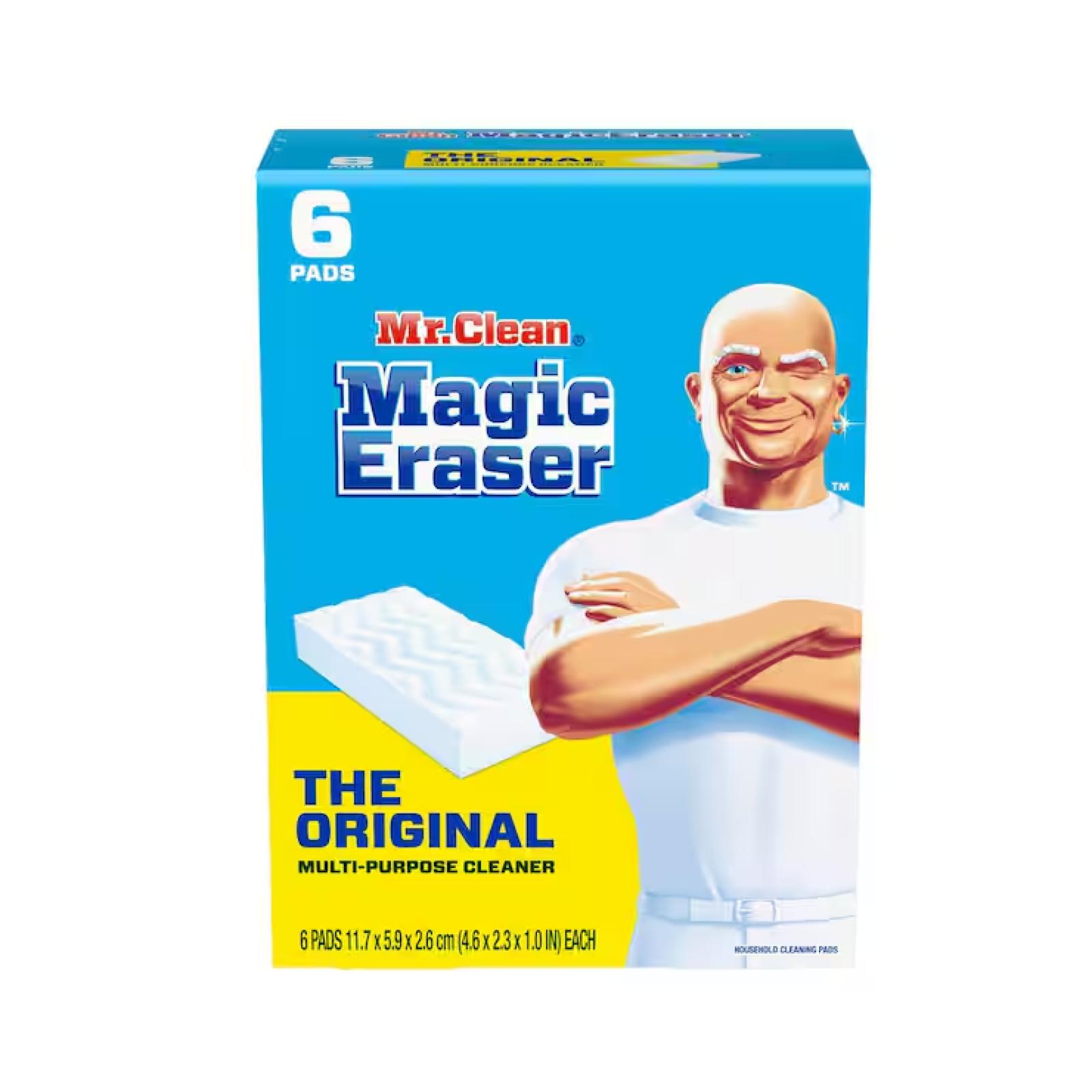 DALLAS LOCATION - Mr. Clean Magic Eraser Sponge (6 Count) PALLET- (480 PACKS)