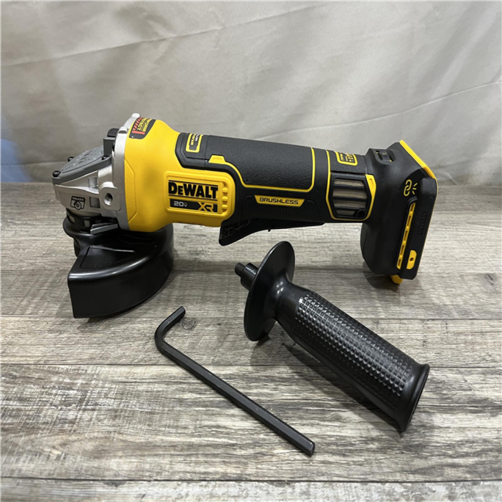 AS-IS DEWALT 20V XR Cordless 4-1/2. in. to 5 in. Variable Speed Angle Grinder (Tool Only)