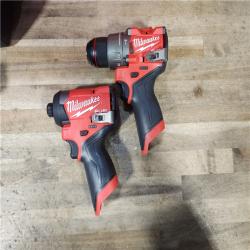 HOUSTON LOCATION - AS-IS (APPEARS LIKE NEW) Milwaukee FUEL 12-Volt Lithium-Ion Brushless Cordless Hammer Drill and Impact Driver Combo Kit