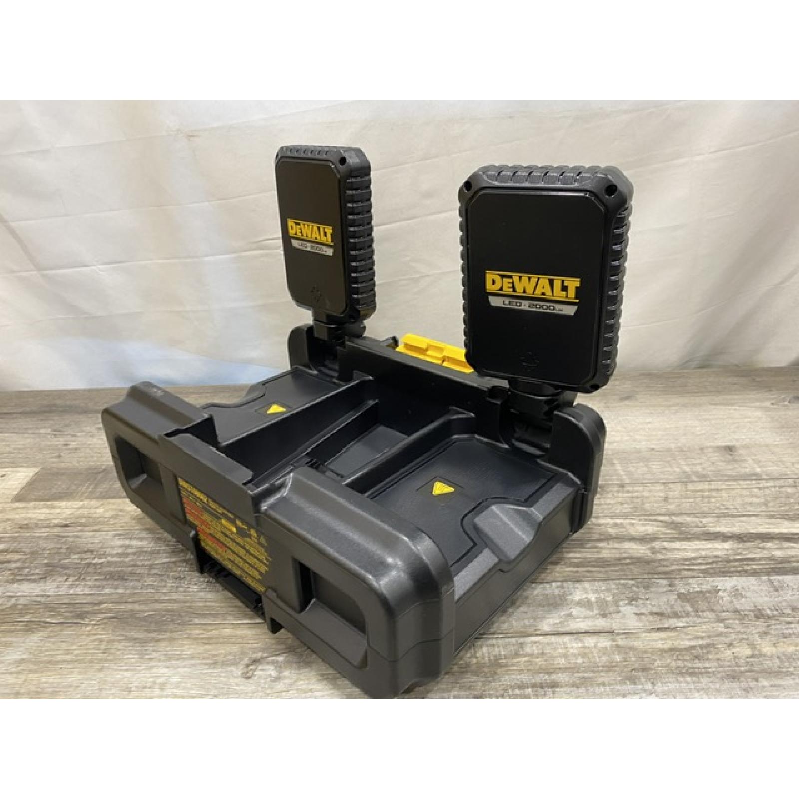 AS-IS DEWALT Tough System 2.0 Flex Volt 20V/60V Cordless LED Adjustable Work Light
