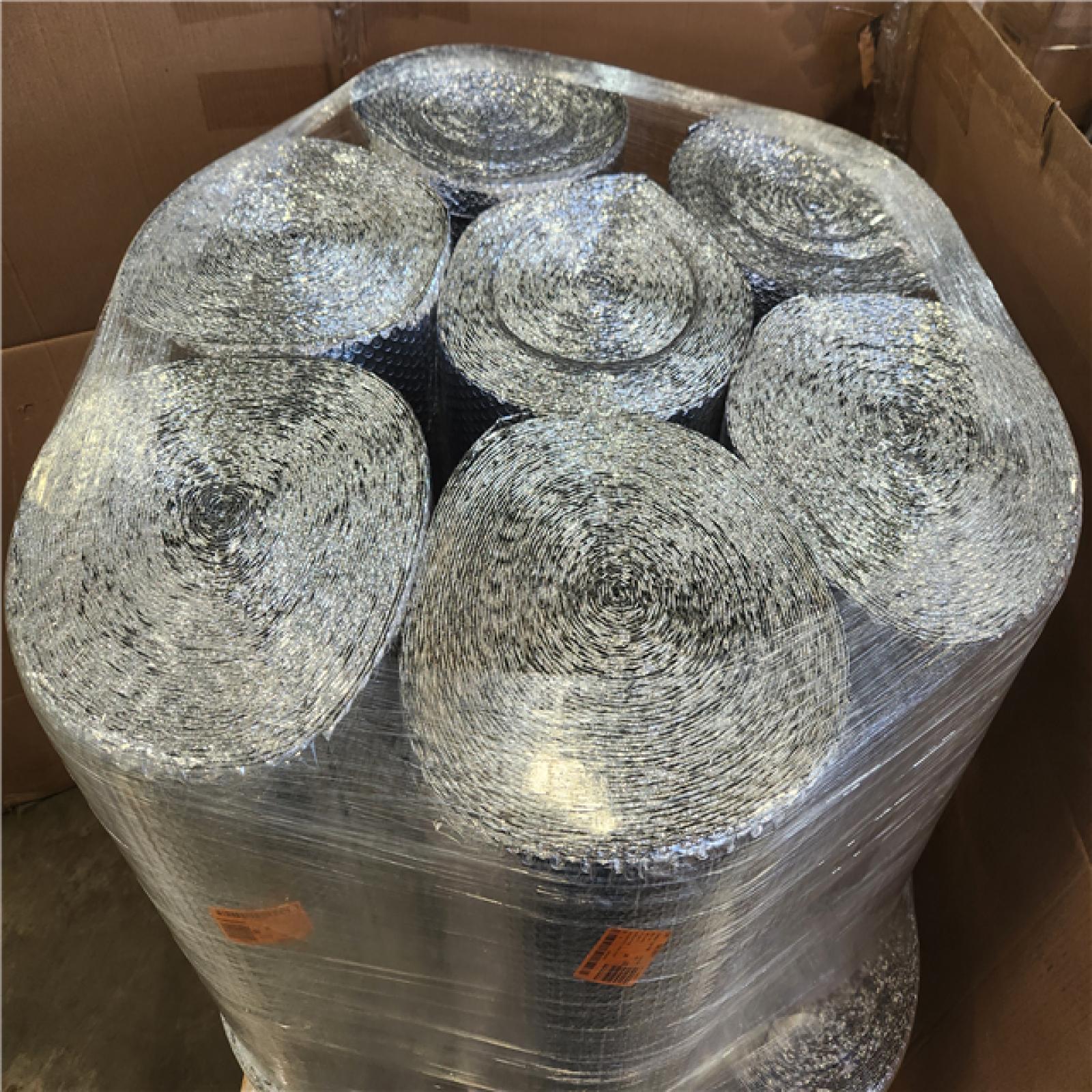 Phoenix new Everbilt 24 in. x 100 ft. Double Reflective Insulation Radiant Barrier Pallet of 16 (RV: $2128)