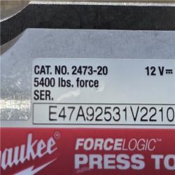 AS-IS Milwaukee M12 12V Force Logic Cordless Press Tool (Tool Only)