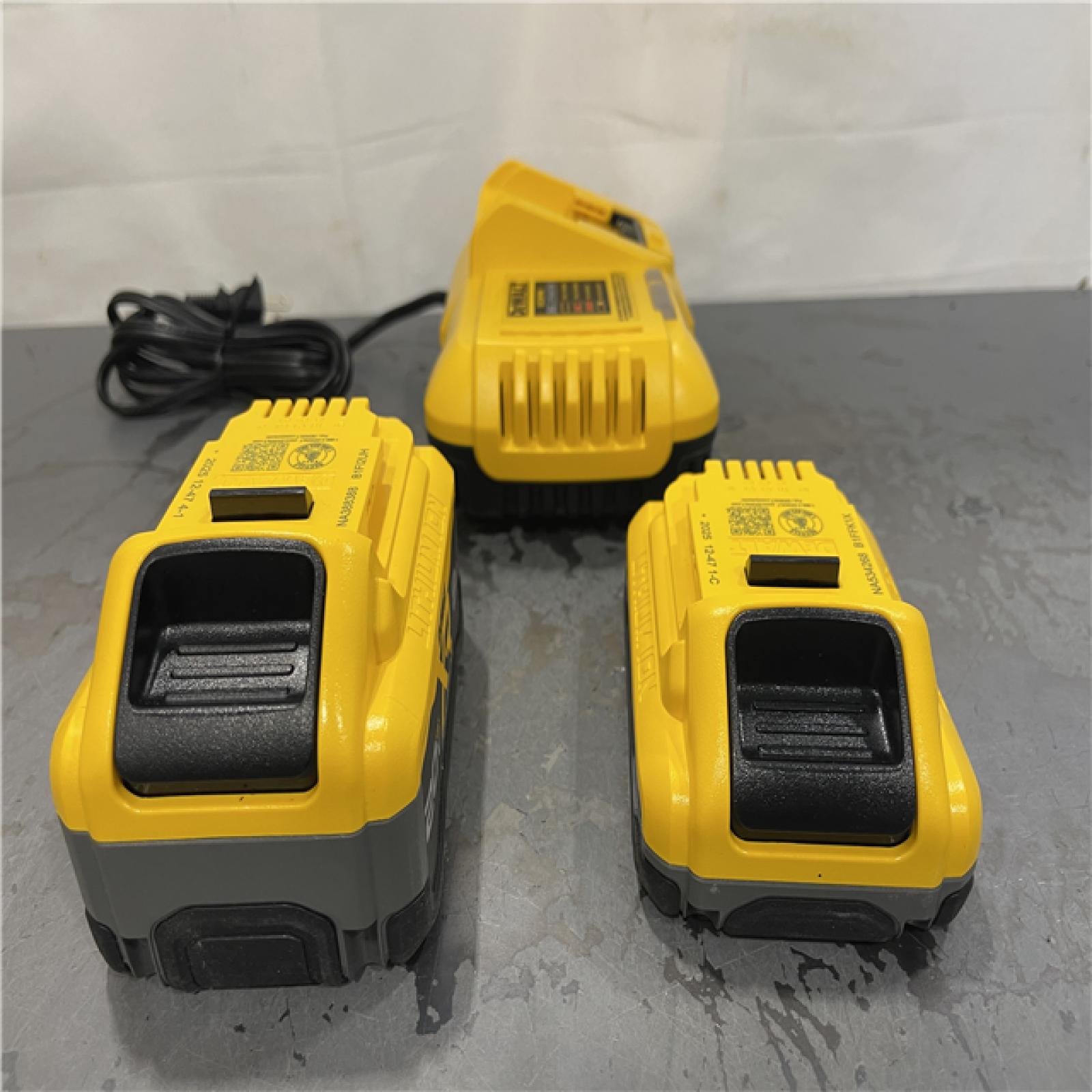 AS-IS- 20V XR Lithium-Ion Starter Pack with 8.0 Ah and 4.0 Ah Battery Packs and Charger