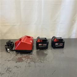 AS-IS- M18 18-Volt Lithium-Ion XC Starter Kit with Two 5.0Ah Batteries and Charger