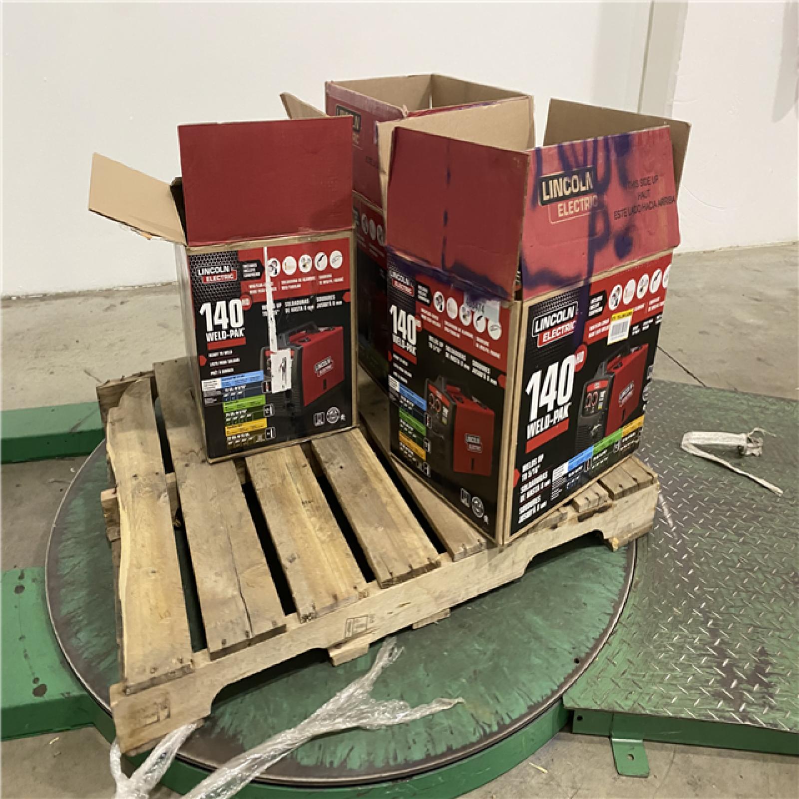 Dallas Location - As-Is Weld-Pak 140 Amp MIG and Flux-Core Wire Feed Welder (Lot Of 3)