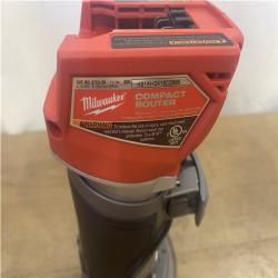 AS-IS Milwaukee FUEL 18V Lithium-Ion Brushless Cordless Compact Router (Tool-Only)