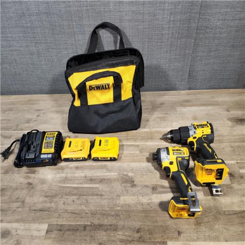 HOUSTON LOCATION - AS-IS DEWALT 2 TOOL COMBO KIT W/ (2) BATTERY & CHARGER