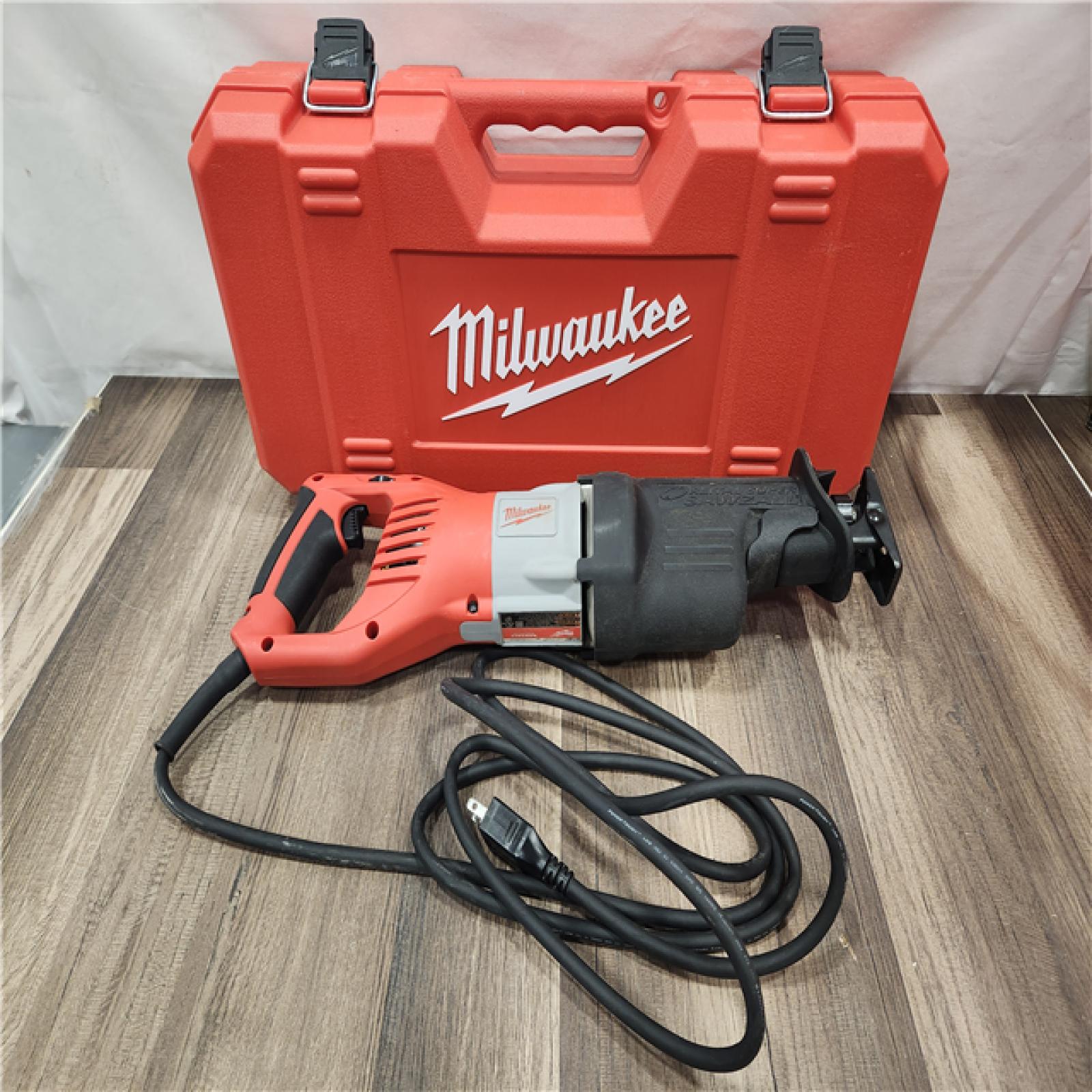 AS-IS- Milwaukee 15.0 Amp Super Sawzall Reciprocating Saw with Carrying Case