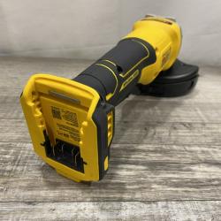 AS-IS DEWALT 20V MAX Cordless Brushless 4-1/2 in. Angle Grinder with Paddle Switch (Tool Only)