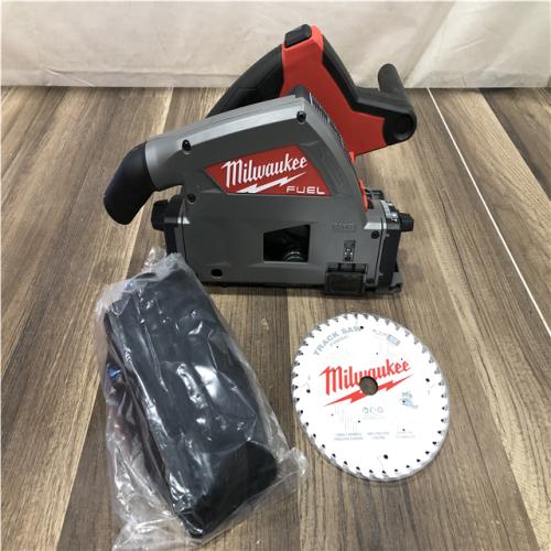 AS-IS Milwaukee FUEL 18V Lithium-Ion Cordless Brushless 6-1/2 in. Plunge Cut Track Saw (Tool-Only)