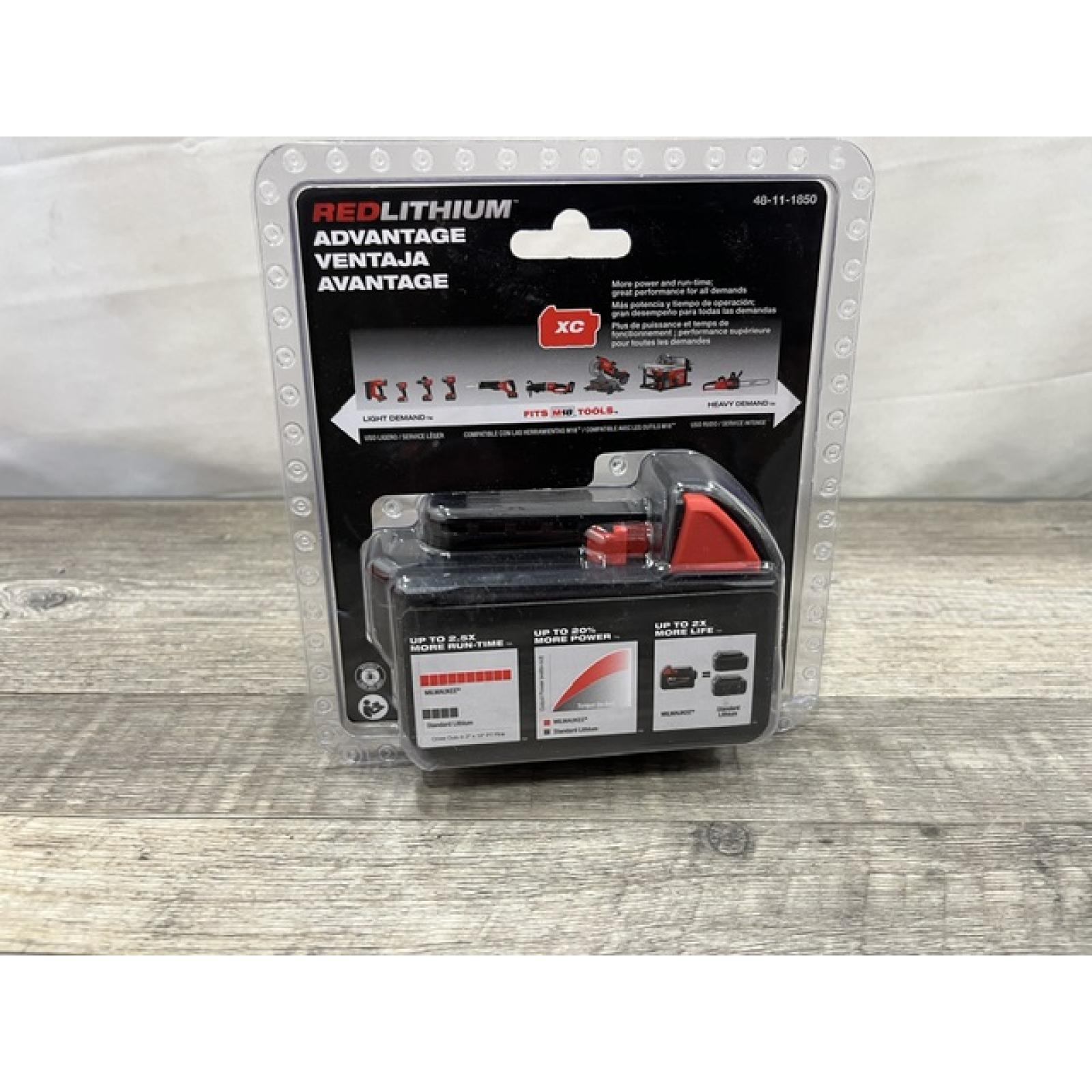 NEW - Milwaukee 18-Volt 5.0 Ah Lithium-Ion XC Extended Capacity Battery Pack