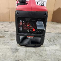 Houston location- AS-IS A-iPower 1500-Watt Recoil Start Gasoline Powered Ultra-Light Inverter Generator with 60cc OHV Engine and CO Sensor Shutdown