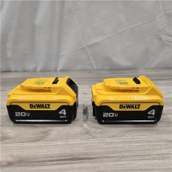 AS-IS DEWALT 20V MAX XR 4 Ah Li-Ion Battery (2 Pc) DCB204-2