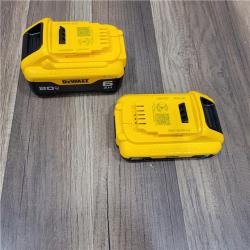 AS-IS DEWALT 20V MAX Lithium-Ion 6.0Ah and 4.0Ah Battery and Charger Starter Kit
