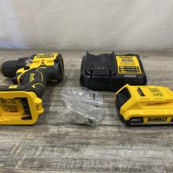 AS-IS DEWALT Atomic 20V Lithium-Ion Cordless Compact 1/2 in. Drill/Driver Kit