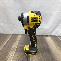 AS-IS DEWALT Atomic 20V Max Lithium-Ion Brushless Cordless Compact 1/4 in. Impact Driver Kit