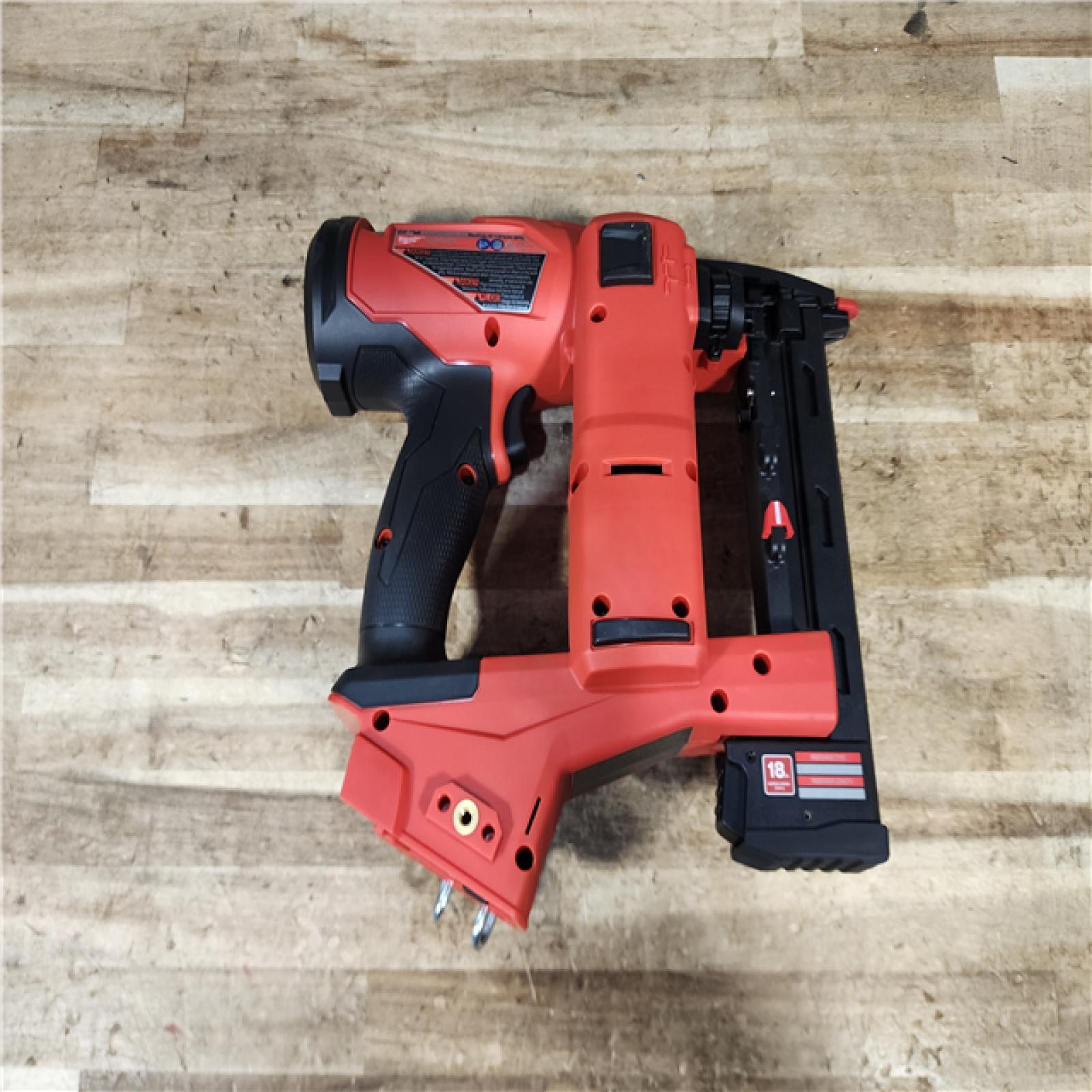 HOUSTON LOCATION - AS - IS Milwaukee FUEL 18-Volt Lithium-Ion Brushless Cordless 18-Gauge 1/4 in. Narrow Crown Stapler (Tool-Only)