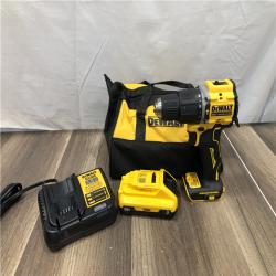 AS-IS DEWALT ATOMIC 20V Cordless 1/2 in. Compact Hammer Drill Kit