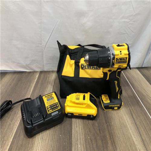 AS-IS DEWALT ATOMIC 20V Cordless 1/2 in. Compact Hammer Drill Kit