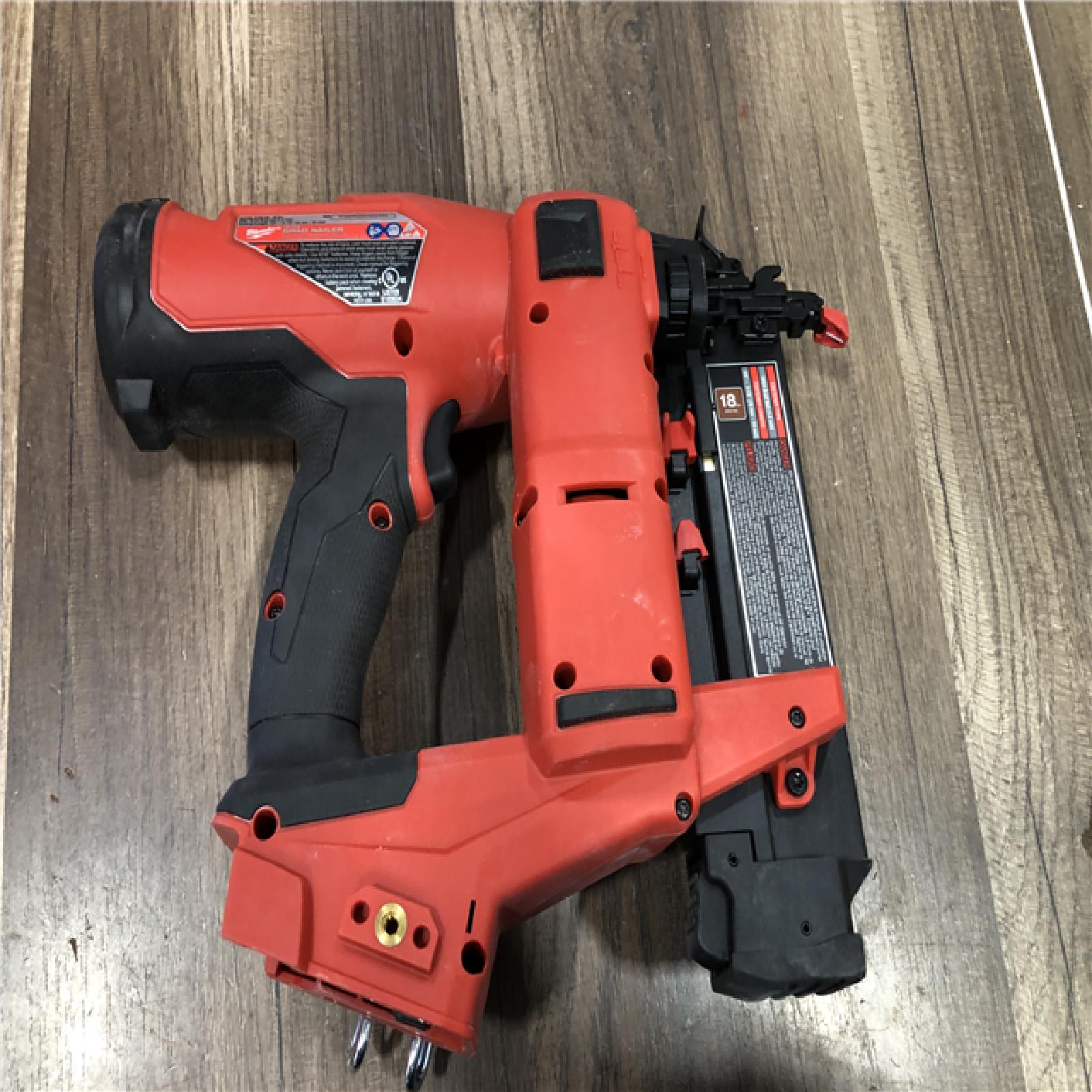AS-IS Milwaukee FUEL 18-Volt Lithium-Ion Brushless Cordless Gen II 18-Gauge Brad Nailer (Tool-Only)