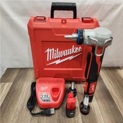 AS-IS- Milwaukee M12 12V Lithium-Ion Cordless PEX Expansion Tool Kit with (2) 1.5 Ah Batteries  (3) Expansion Heads and Hard Case