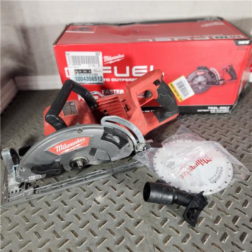 Houston location- AS-IS Milwaukee M18 FUEL Rear Handle 7-1/4 Circular Saw TOOL ONLY