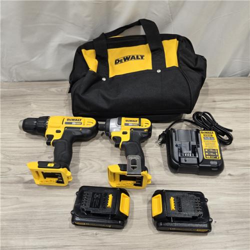 AS-IS DeWALT 20V MAX Cordless Drill Driver/Impact Driver Combo Kit