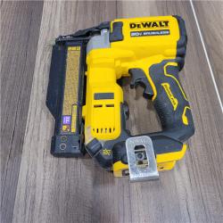 AS-IS DeWalt  20-Volt MAX Atomic Compact Cordless Pin Nailer Kit  Brushless Motor  23 Gauge  Battery