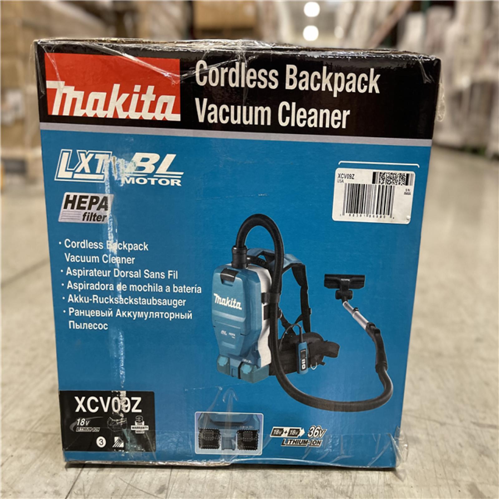 NEW! - Makita 18-Volt X2 LXT Lithium-Ion (36-Volt) Brushless Cordless 1/2 Gal. HEPA Filter Backpack Dry Vacuum Cleaner (Tool Only)