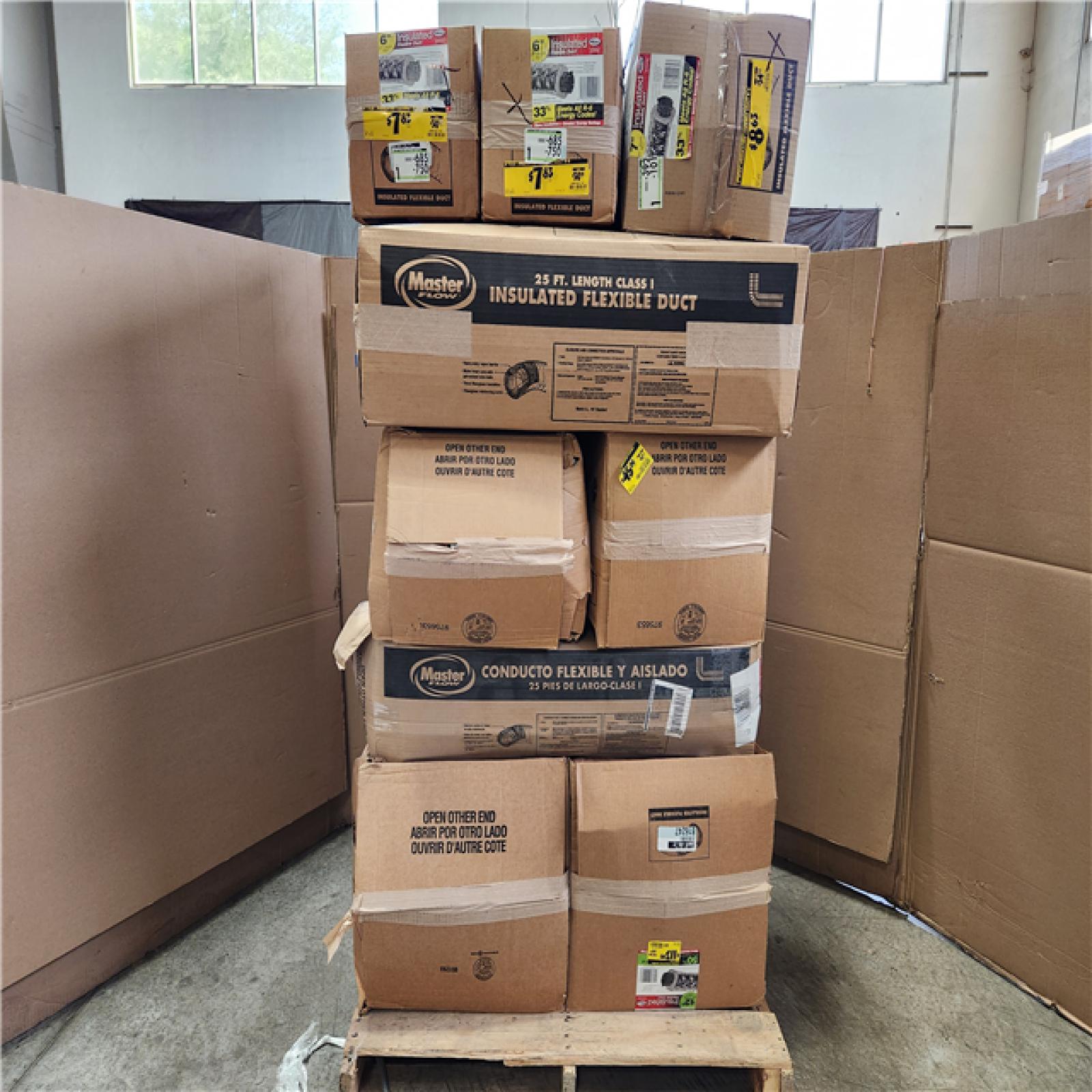 Phoenix AS-IS Insulated Flexible Duct Pallet (13-Ducts)