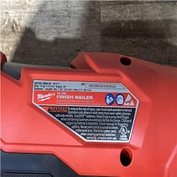 Houston Location AS-IS Milwaukee FUEL 18V Lithium-Ion Brushless Cordless Gen II 15-Gauge Angled Nailer (Tool-Only)