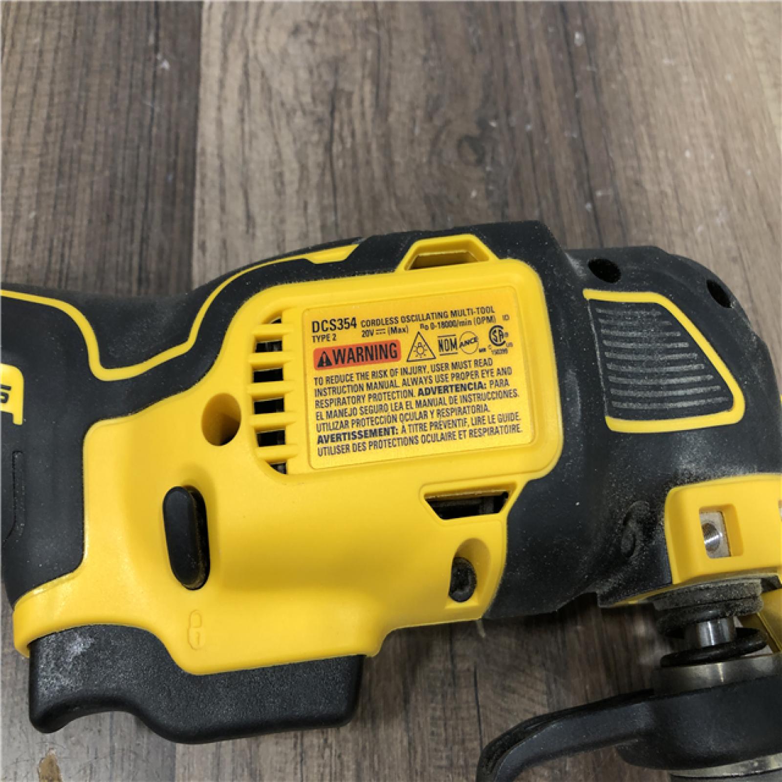 AS-IS DEWALT ATOMIC 20V MAX Cordless Brushless Oscillating Multi Tool (Tool Only)
