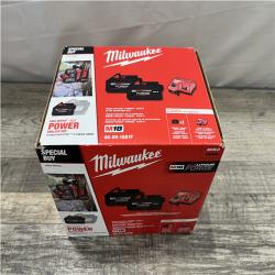 NEW - Milwaukee 18-Volt Lithium-Ion REDLITHIUM FORGE Starter Kit with (2) 8. 0Ah Battery and Rapid Charger