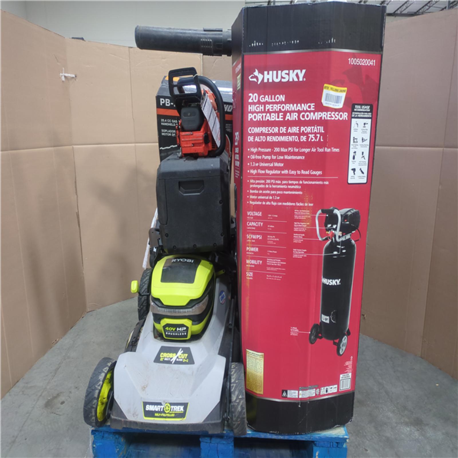 CALIFORNIA AS-IS OUTDOOR POWER EQUIPMENT