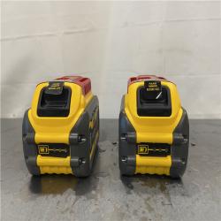 AS-IS- DEWALT FLEXVOLT 20V/60V MAX Lithium-Ion 6.0Ah Battery Pack (2 Pack)