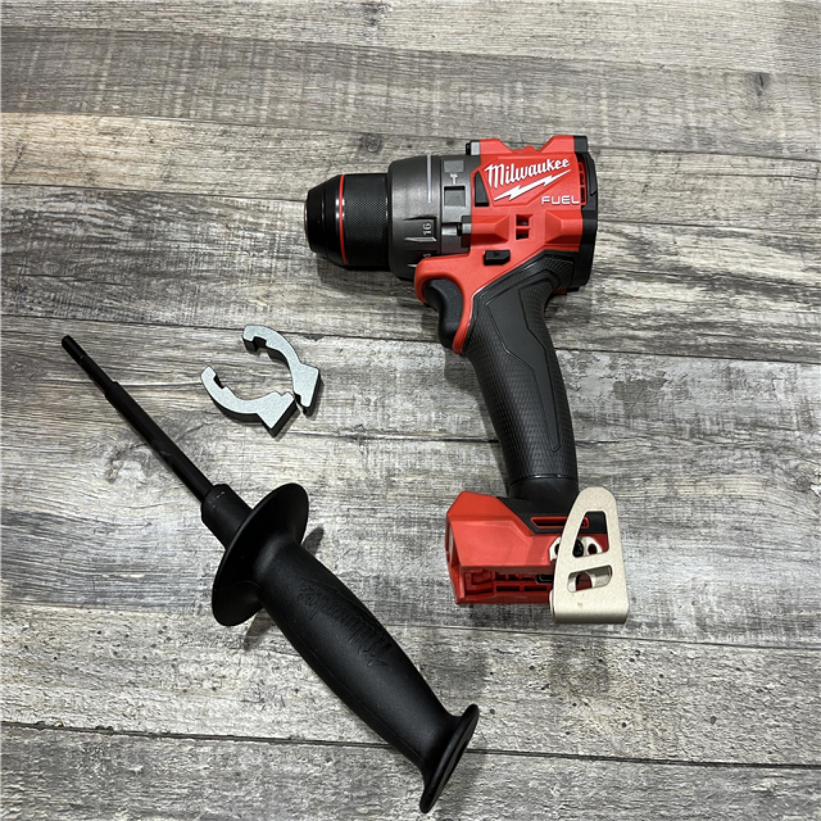 AS-IS Milwaukee FUEL 18V Lithium-Ion Brushless Cordless 1/2 in. Hammer Drill/Driver (Tool-Only)