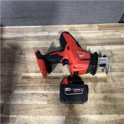 Houston Location AS-IS Milwaukee 18V Lithium-Ion Cordless HACKZALL Reciprocating Saw and Battery