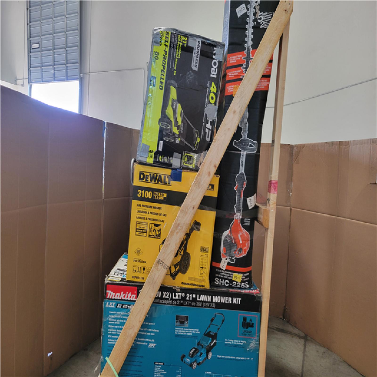 CALIFORNIA AS-IS OUTDOOR POWER EQUIPMENT