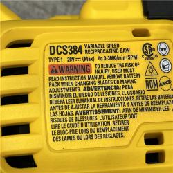 AS-IS DEWALT 20-Volt XR Cordless Reciprocating Saw (Tool Only)