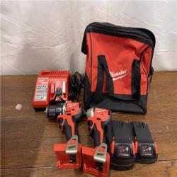 AS-IS Milwaukee M18 Compact Brushless 2-Tool Combo Kit