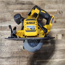 HOUSTON LOCATION - AS-IS DEWALT FLEXVOLT 60V MAX Cordless Brushless 7-1/4 in. Circular Saw with Brake (Tool Only)