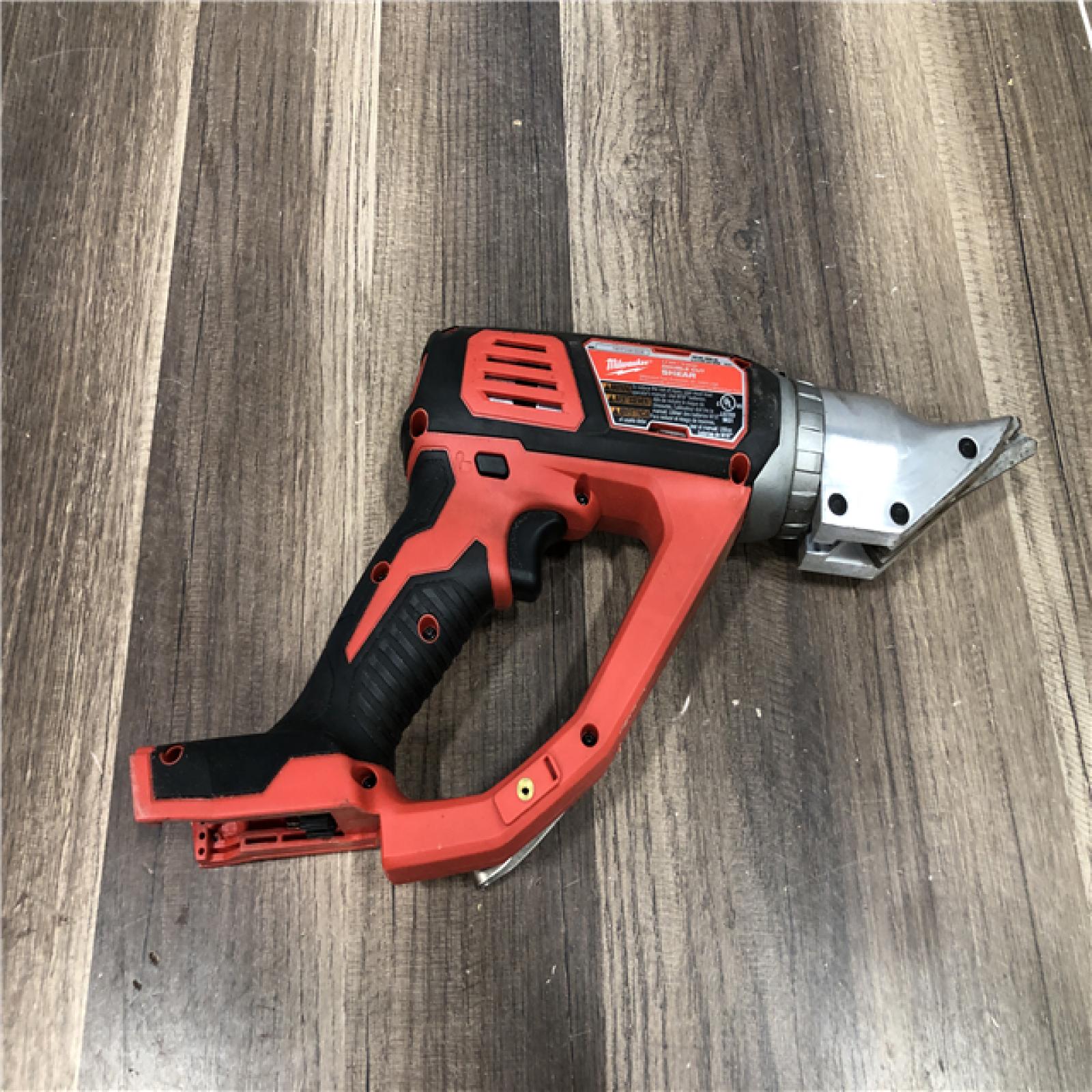 AS-IS Milwaukee  18-Volt Lithium-Ion Cordless 18-Gauge Double Cut Metal Shear (Tool-Only)