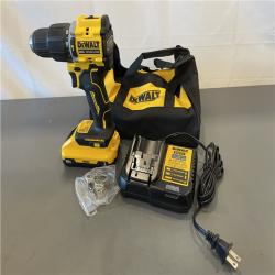 Like New! - DEWALT ATOMIC 20-Volt Lithium-Ion Cordless 1/2 in. Compact Hammer Drill Kit