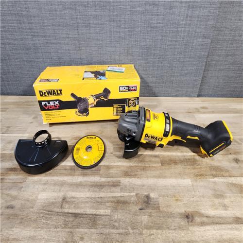 HOUSTON LOCATION - AS-IS DEWALT 60V MAX Cordless Brushless 4.5 in. to 6 in. Small Angle Grinder with Kickback Brake (Tool Only)
