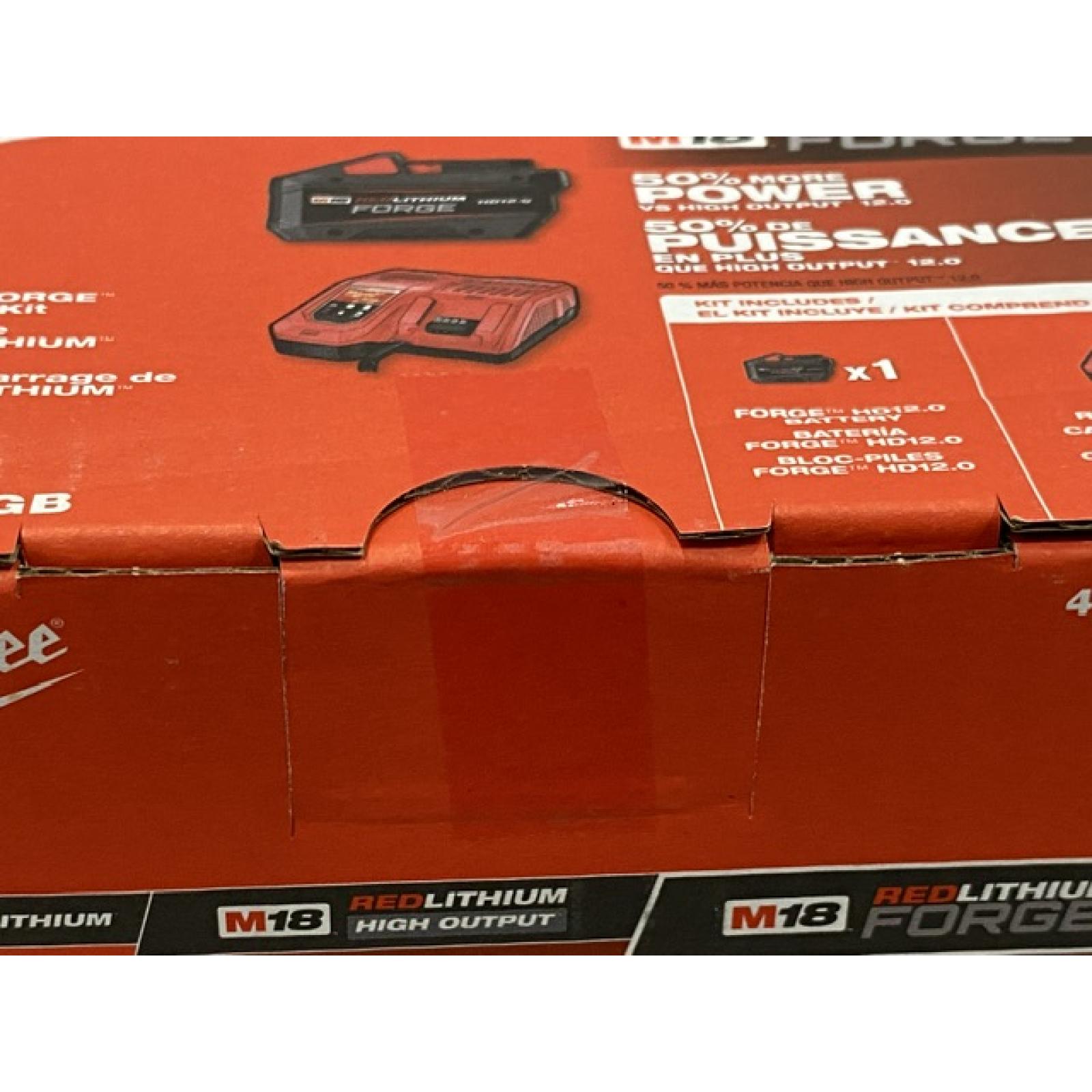 NEW - Milwaukee 18-Volt Lithium-Ion REDLITHIUM FORGE Starter Kit