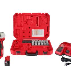 LIKE NEW!- Milwaukee M12 12V Lithium-Ion Cordless Cable Stripper Kit for Cu THHN/XHHW Wire