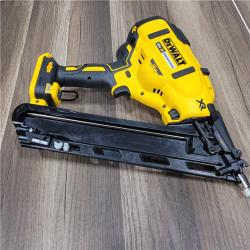 AS-IS DeWalt 20V MAX XR 15 Ga. Cordless 34 Deg Nailer Kit (Battery & Charger) 20 V